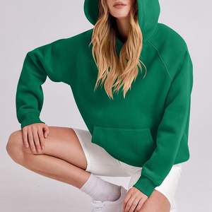 Sudadera con Capucha Extra Grande para Mujer, Personalizada, de Algodón Grueso, Felpa, Invierno, Bordada, Holgada - Product Image 4