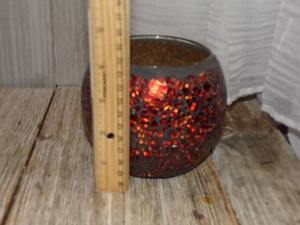 Mosaic Beeswax Flower Shape Modern Christmas <b>Candle</b> Jars Romantic Stained Votive <b>Tealight</b> <b>Candle</b> Holders Handmade for Home Decor - Product Image 6