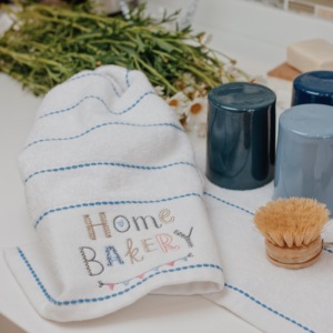 ผ้าฝ้าย Pemium ตุรกีชุด2ชิ้นผ้าวาฟเฟิลผ้าทอเทอร์รี่100สำหรับใช้ในครัว - Product Image 3