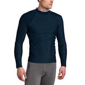 Camiseta de Compresión Personalizada de Alta Calidad, Secado Rápido, Transpirable, Manga Larga, Ropa Deportiva, Tela de Poliéster y Elastano, Camiseta de Compresión para Hombre OEM - Product Image 1