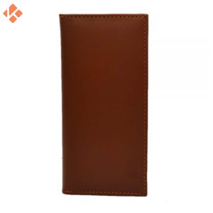 Cartera completa de cuero hecha a mano personalizada para hombre estilo retro con cierre abierto forro de poliéster-directo de fábrica - Product Image 2