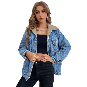 Mens and Womens <b>Denim</b> Jacket Collection Slim Fit Long Sleeve Jean <b>Coat</b> Vintage Distressed Fashion Cotton Outerwear Tops - Product Image 4