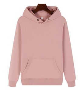 400 500 100% coton blanc uni luxe coupe régulière pull à capuche hommes personnalisé Streetwear lourd hiver sweats à capuche - Product Image 3