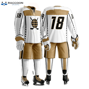 Manufacture Design Ice Hockey Uniform Printing Sport Wear Uniform Set Reasonable Price - Product Image 4