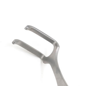 Retracteur d'hernie 8 (20 cm) Une lame solide et une poignée biconvexe à deux branches Instrument chirurgical en acier inoxydable non stérile - Product Image 3