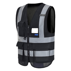 Gilet de sécurité respirant haute visibilité avec bandes réfléchissantes avant Gilet de travail Vêtements de sécurité pour la construction Prix d'usine - Product Image 6