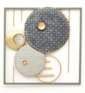 Décoration murale de luxe de haute qualité beau décor à la maison suspendu Art mural métal en laiton aluminium fer Art - Product Image 1