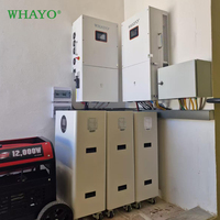 Inverter Hybrid Tenaga Surya Whayo US 120V/240V Split Phase 10kW 12kW 15kW 16kW Mendukung Baterai 48V 51.2V