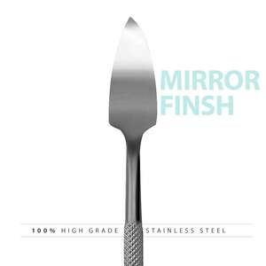 Juego de 5 Espátulas Dentales de Acero Inoxidable de Doble Cara con Agarres Ergonómicos para Dedos, Instrumentos Quirúrgicos Dentales con Certificación MOL - Product Image 4