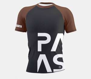 SAKYA 2023 Rashguard de MMA, BJJ y Jiu-Jitsu con Diseño Personalizado, Manga Corta, Transpirable, Ecológico, de Secado Rápido, Poliéster y Spandex - Product Image 2