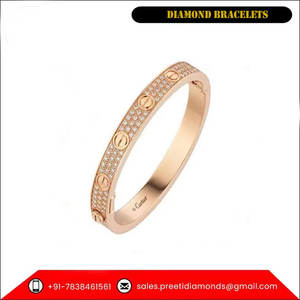 Bracelets en diamant rond de nouvelle conception de qualité supérieure pour les acheteurs universels - Product Image 5