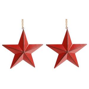 Metal Rusty Floral <b>Star</b> <b>Hanging</b> Decoration - Product Image 4