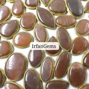 Colgante de Cristal de Cuarzo Melocotón con Ranura de Latón Clásico, Cristal Ranurado de Alta Calidad, Hecho a Mano con Macramé, Gema Unisex para Mujer - Product Image 5