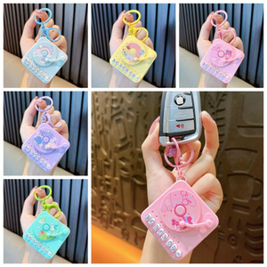 Porte-clés vintage créatif en forme de disque de gramophone, logo personnalisé, idéal pour les entreprises, fabriqué en alliage métallique durable - Product Image 4