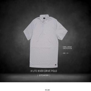 T-shirt 100% coton Performance for Polo pour homme, coupe ajustée, tricot piqué avec confort extensible, compact mercerisé des vendeurs indiens - Product Image 2