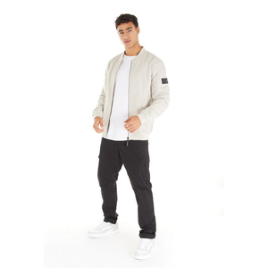 Blousons Bomber Tricotés en Peau de Mouton Patchwork Décontractés pour Hommes – Nouvelle Collection Tendance Urbaine à Prix Réduit avec Fermeture Éclair - Product Image 4