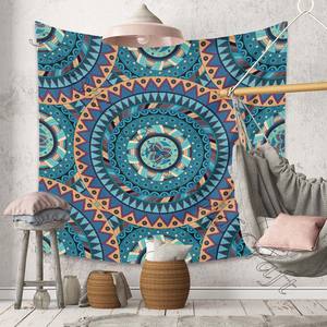 Tapisserie murale rectangulaire de haute qualité pour décoration festive, mandala imprimé, jeté de plage fait à la main, tapisserie mandala personnalisée bohème - Product Image 2