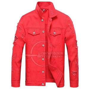 Veste en jean pour hommes Veste en jean imperméable en gros pour hommes Dernière conception 100% coton - Product Image 1
