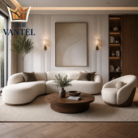 Vantel - Ensemble de meubles de salon de luxe pour villa - Canapé moderne sur mesure, table, armoire - Solution clé en main