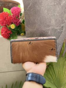 Portefeuille en cuir de vachette occidentale à usages multiples pour femmes, étui de téléphone avec pochette usinée à la main, nouvel arrivage - Product Image 3