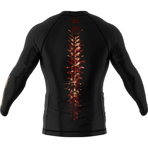 Custom Logo <b>Rashguard</b> Jiu Jitsu BJJ Compression Shirt MMA Unisex Sublimated Short Sleeves Spandex/Polyester 240g - Product Image 3