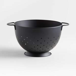 Stainless Steel Colander Polished Surface Look Fine Mesh Design Stylish Kitchens Washing Fruits Vegetables <b>Pasta</b> Daily Food - Product Image 3