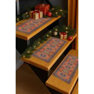 พรมบันไดพิมพ์ลวดลาย-ดีไซน์ทันสมัยทนทานพรมขั้นบันได - Product Image 1