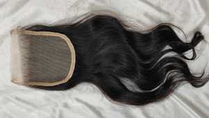 ชุดปิดผมดิบแบบ3-in-1แพ็คผมบริสุทธิ์พร้อมแผ่นปิดลูกไม้ใสขนาด4X4 6X6 5X5และ7X7 - Product Image 5