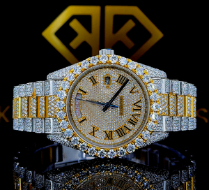 นาฬิกาอัจฉริยะมีหน้าปัดที่ความต้องการสูงความชัดเจน VVS เพชรสายสแตนเลสใหม่หน้าปัดกระจกสำหรับธุรกิจเครื่องประดับแฟชั่น - Product Image 1