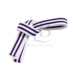 Logo personnalisé ceinture de karaté extensible nouveau arrivé bonne qualité ceintures de karaté pour la vente en ligne coton matériel Bjj ceintures OEM - Product Image 5