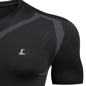 Concevez votre propre logo Chemises MMA à manches courtes personnalisées Vêtements d'entraînement au combat Service OEM Chemises MMA - Product Image 5