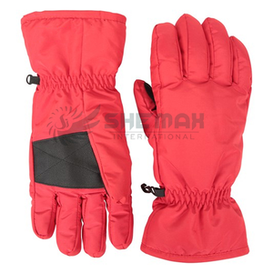 Gants de ski thermiques imperméables pour hommes et femmes avec doublure en polaire douce compatible écran tactile et fermetures de poignet réglables - Product Image 1