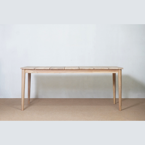 Couleur naturelle de forme rectangulaire de table à manger d'extérieur de style moderne pour les meubles de table à manger à la maison - Product Image 4