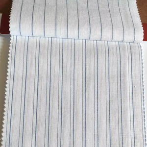 Tissu de lin de coton de ton neutre classique pour rideaux d'ameublement de mode intemporels et accessoires de décoration de la maison - Product Image 1