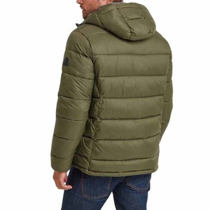 Veste d'hiver matelassée pour homme de qualité supérieure, à capuche, col montant, imprimée, pour l'extérieur, avec un design rembourré coupe-vent pour adultes - Product Image 2