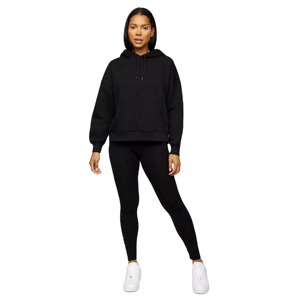 Heavyweight 470g Unisex Mujer Pullover Hoodie 100% Poliéster/Algodón Logotipo personalizado En blanco Liso teñido Invierno - Product Image 6