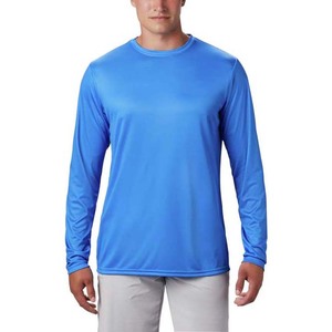 Design personnalisé imprimé par sublimation OEM Service à manches longues Performance Vêtements pour hommes Chemises de pêche Polyester Spandex 220g - Product Image 3