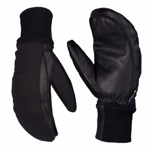 2025ถุงมือเล่นสกีหิมะใช้ได้ทั้งชายและหญิงกันน้ำถุงมือสโนว์บอร์ดหนังสำหรับเล่นสกีกลางแจ้ง - Product Image 3