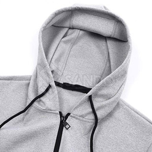 Nueva colección de invierno para hombre, chándales de dos piezas de moda informal de Color sólido, 100% de algodón transpirable, tallas al por mayor XL - Product Image 3