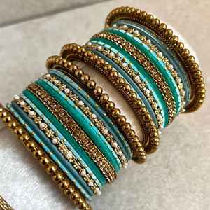 Ventes directes d'usine ensembles de bracelets en verre de forme ronde ensembles de churiyan pour femmes religieuses islamiques pour adultes bijoux de bracelets indiens - Product Image 4