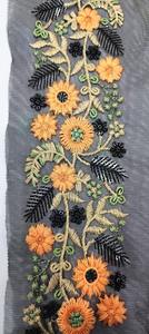 Adorno de encaje bordado personalizado para ropa de boda para zapatos y bolsos Artesanía comercial y fabricación decorativa - Product Image 2