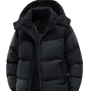 Vestes d'hiver pour homme Parkas matelassées en coton Veste matelassée pour homme Manteaux chauds épais Vêtements décontractés Streetwear Vêtements pour homme - Product Image 1