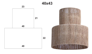 Best Choice Design Bamboo Jute Corn Husk <b>Lampshade</b> Frame Chandelier <b>Lampshade</b> Customize Size Color Kitchen Space Organizer - Product Image 3