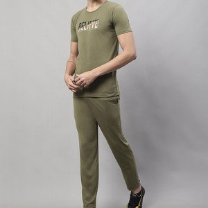 Pur coton demi manches solide hommes t-shirt et pantalon ensemble meilleur Article nouveauté Pakistan vente hommes t-shirt et pantalon ensemble - Product Image 2