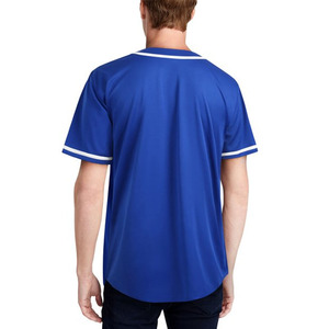 2024 nueva moda de alta calidad camisetas de béisbol transpirables barato al por mayor personalizado liso equipo ropa deportiva camiseta de béisbol - Product Image 2