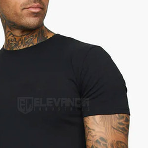 Venta al por mayor de camisetas deportivas de tamaño personalizado para hombre de color sólido de secado rápido de manga larga y corta de la mejor calidad con patrón impreso - Product Image 5
