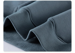 Survêtements à fermeture éclair intégrale survêtements à capuche et pantalons de survêtement amples en coton vierge de haute qualité personnalisés - Product Image 2