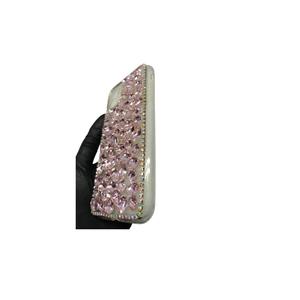 Custodia per telefono trasparente iPhone 11 Drop Stone rosa