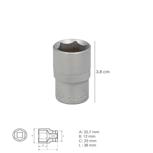 Chiave a Bussola Esagonale 1/2" 18 mm. - Product Image 2