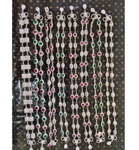 Trendy <b>Silver</b> Tone <b>Anklet</b> For Women With Durable Link Chain And Chic Design Suitable For Casual And Formal Outfits From India - Product Image 1